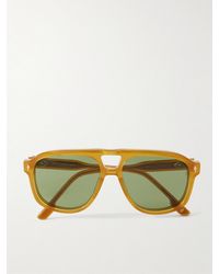 Jacques Marie Mage - Leonard Aviator-Style Acetate Sunglasses - Lyst