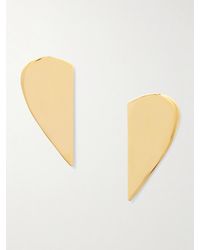 Alaïa - Le Demi-Cœur Goldfarbene Ohrringe - Lyst