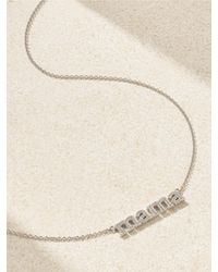 Jennifer Meyer - Mama 18-Karat Necklace - Lyst