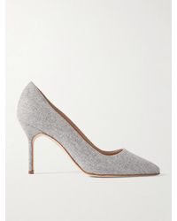 Manolo Blahnik - Bb 90 Wool Pumps - Lyst