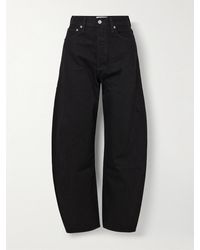 Agolde - Luna Pieced Organic High-Rise Barrel-Leg Jeans - Lyst