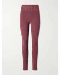 Perfect Moment - Logo-Embroidered Thermal Modal-Blend Jersey Ski Leggings - Lyst