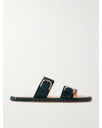 Gabriela Hearst - Sage Suede Flats - Lyst