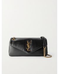 Saint Laurent - Calypso Schultertasche Aus Wattiertem Leder - Lyst
