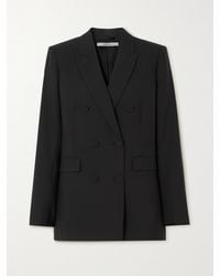 Another Tomorrow - Net Sustain Double-Breasted Merino Wool Jacket - Lyst