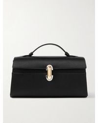 SAVETTE - Symmetry Pochette Satin Top-Handle Bag - Lyst