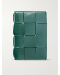 Bottega Veneta - Cassette Intrecciato Leather Passport Case - Lyst
