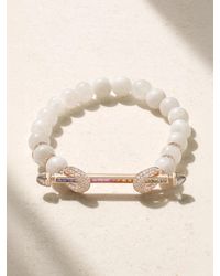 ANANYA - Chakra Armband Mit Mehreren Steinen Und Details Aus 18 Karat Roségold - Lyst
