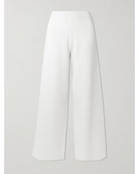 Max Mara - Fingere Knitted Wide-Leg Pants - Lyst