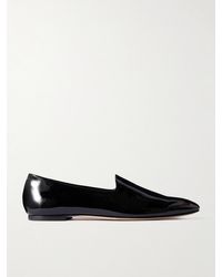 Aeyde - Vanna Patent-Leather Loafers - Lyst