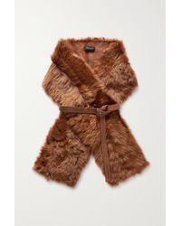 Women's Yves Salomon Scarves and mufflers from $155 | Lyst