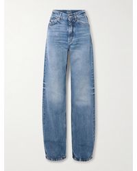Saint Laurent - High-Rise Wide-Leg Jeans - Lyst