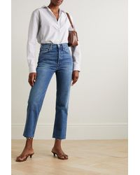 Totême - + Net Sustain Classic Cut High-rise Straight-leg Organic Jeans - Lyst