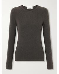 Lisa Yang - Vivian Cotton And Cashmere-Blend T-Shirt - Lyst