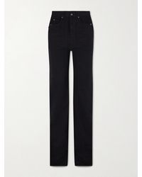 Saint Laurent - 70's High-Rise Straight-Leg Jeans - Lyst