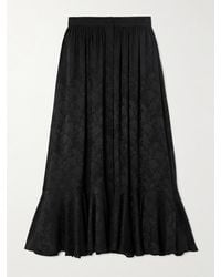 Chloé - Midirock Aus Seiden-Jacquard - Lyst