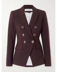 Veronica Beard - Miller Dickey Doppelreihiger Blazer Aus Webstoff - Lyst