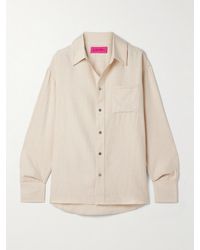 The Elder Statesman - Hemd Aus Twill Aus Einer Woll-Kaschmirmischung - Lyst