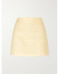Blazé Milano - Ourway Cotton‑Blend Woven Mini Skirt - Lyst