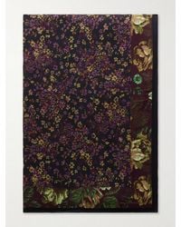 Dries Van Noten - Flara Floral-Print Twill Scarf - Lyst