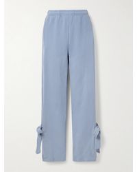 JW Anderson - Jogginghose Mit Geradem Bein Aus Baumwoll-Jersey Mit Knoten - Lyst