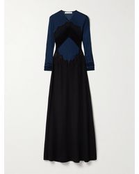 Christopher Esber - Verner Paneled Ruched Silk-Tulle And Lace-Trimmed Jersey And Cady Gown - Lyst