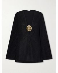 Oséree - Lumiere Spiral Embellished Lurex Coverup - Lyst