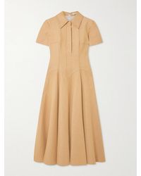 Emilia Wickstead - Jody Paneled Cotton-Blend Jacquard Shirt Dress - Lyst