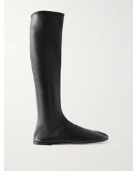 Christen - Tabi Split-Toe Leather Knee Boots - Lyst