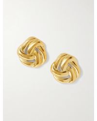 YSSO - Danielle Copperman Bal Vergoldete Ohrringe - Lyst