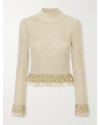 Jonathan Simkhai - Tali Bead-Embellished Bouclé Top - Lyst
