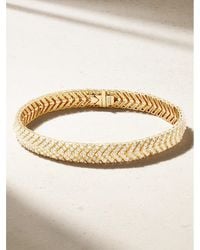 Anita Ko - Zipper 18-Karat Diamond Bracelet - Lyst