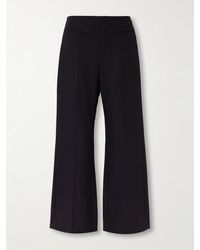 Carven - Grain De Poudre Wool Flared Pants - Lyst