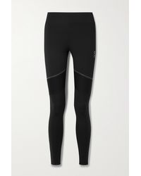 On Paneled Recycled Stretch Leggings - Black