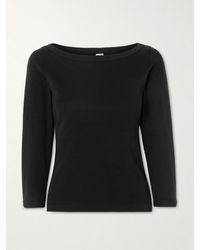 Flore Flore - Steffi Ribbed Organic Cotton-Jersey T-Shirt - Lyst