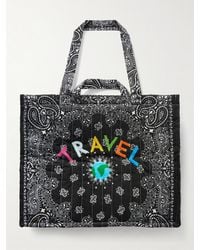 Call it By Your Name - Cabas Maxi Embroidered Quilted Printed Cotton Tote Bag - Lyst