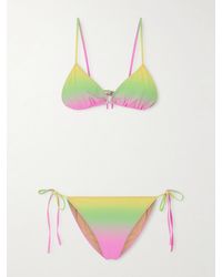 Lido - Venti Triangel-Bikini Mit Farbverlauf - Lyst