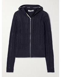Our Legacy - Compact Distressed Cotton-Blend Hoodie - Lyst