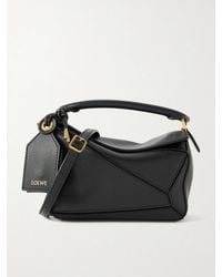 Loewe - Featherlight Puzzle Mini Textured-Leather Shoulder Bag - Lyst