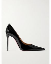 Christian Louboutin - Kate Max 100 Patent-Leather Pumps - Lyst