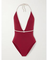 Eres - Reinette Loulou Belted Halterneck Swimsuit - Lyst