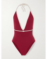 Eres - Reinette Loulou Belted Halterneck Swimsuit - Lyst