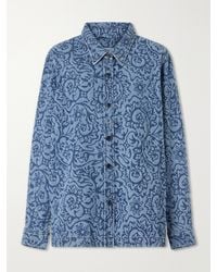 Dries Van Noten - Cheers Printed Denim Shirt - Lyst