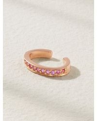 Anita Ko - 18-Karat Rose Sapphire Ear Cuff - Lyst