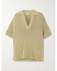 JOSEPH - Rian Knitted Polo Shirt - Lyst