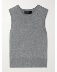 Nili Lotan - May Cropped Cashmere Tank - Lyst