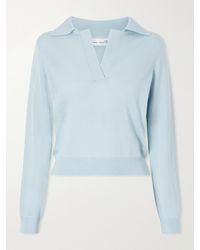 Oscar de la Renta - Wool Polo Sweater - Lyst