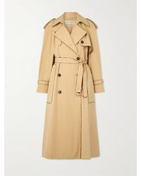 Dries Van Noten - Double-Breasted Cotton Trench Coat - Lyst