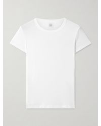 Leset - Nando Ribbed Cotton-Jersey T-Shirt - Lyst