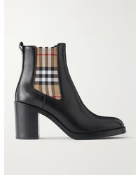 Burberry - Hampstead 70 Leather Boots - Lyst
